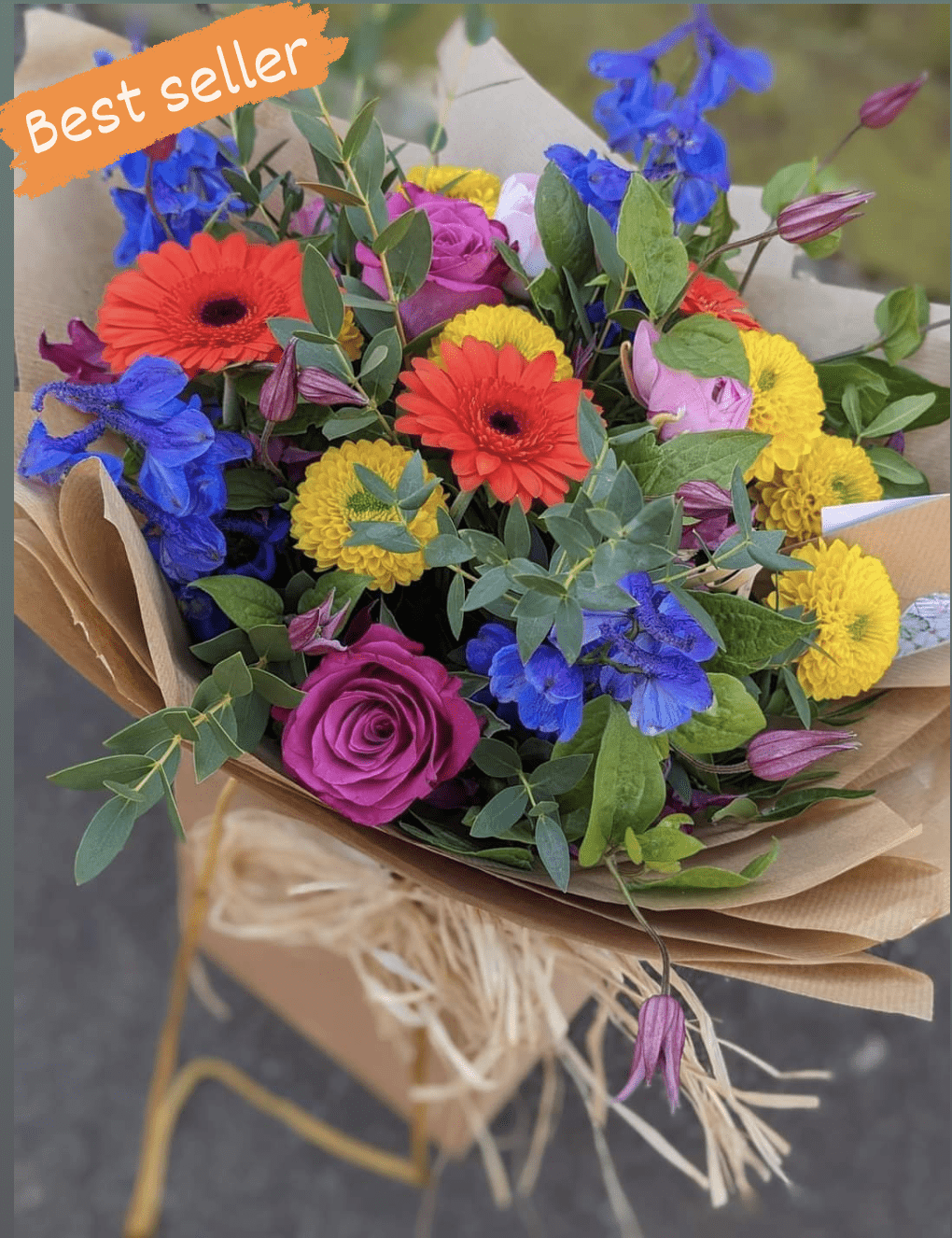 Flower bouquet Bright and vibrant Bouquet Bumble&Bud Floral Design